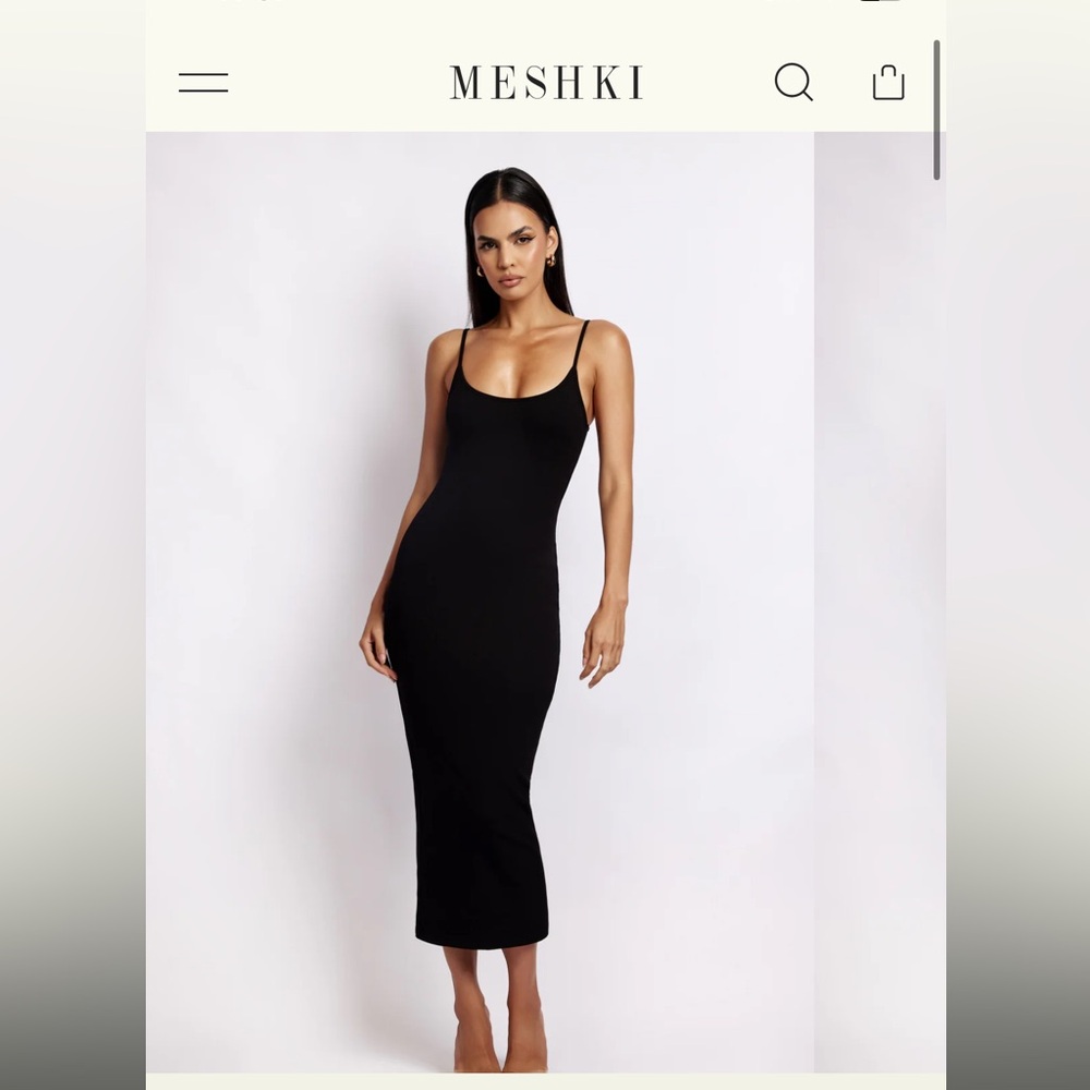 Meshki Alexis Ribbed Dress- SZ XS
